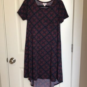LuLaRoe Carly dress xxs euc
